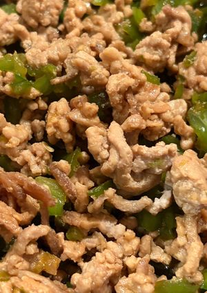 ひき肉とピーマン-レシピのメイン写真