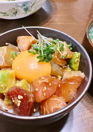焼肉ダレで簡単♪ポキ丼-レシピのメイン写真