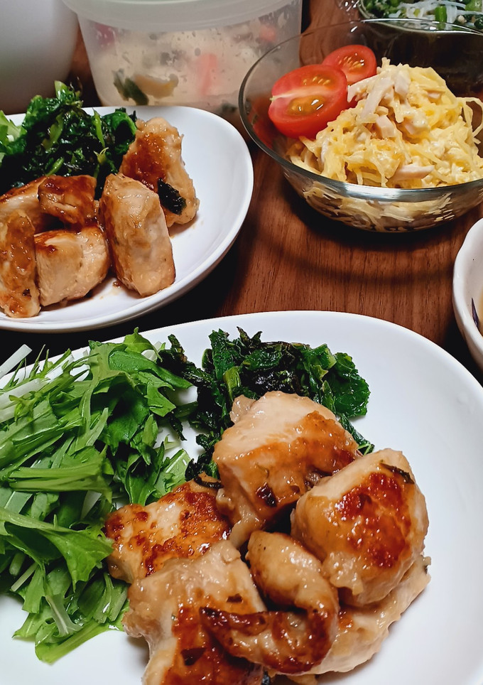 桃屋のきざみしょうがと鶏むね肉炒め-レシピのメイン写真