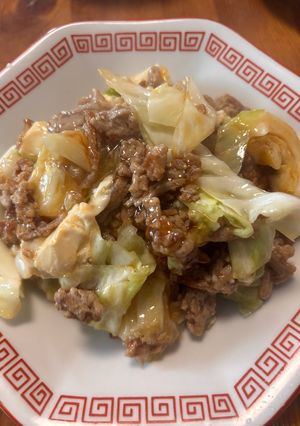 麻婆キャベツ-レシピのメイン写真