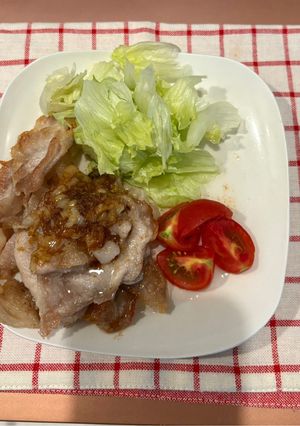 カリカリ薄切り肉の甘酢だれサラダ-レシピのメイン写真