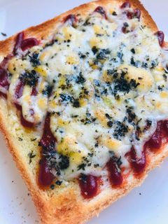 ケチャ&マヨチーズトースト-レシピのメイン写真