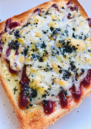 ケチャ＆マヨチーズトースト-レシピのメイン写真