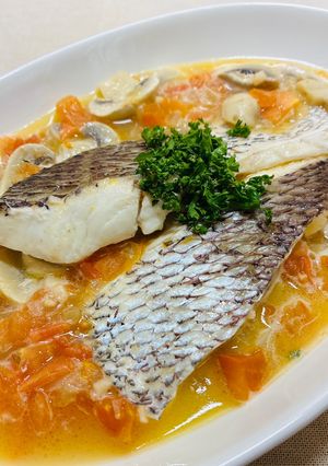絶品ソース！鯛のデュグレレ風-レシピのメイン写真