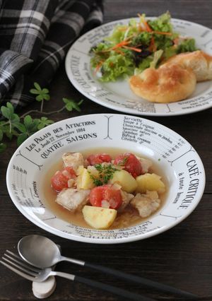 タラとじゃがいもとトマトのスープ-レシピのメイン写真