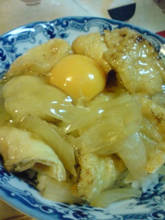 我が家のきつね(油揚げ)丼-レシピのメイン写真