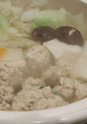白菜たっぷり★ふわふわ鶏団子鍋~☆-レシピのメイン写真