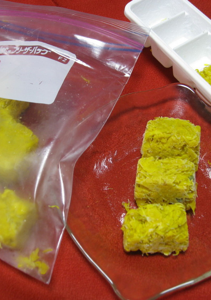 食用菊の冷凍-レシピのメイン写真