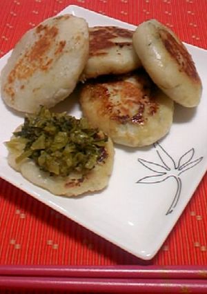 ポテト高菜おやき-レシピのメイン写真