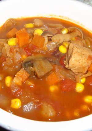 野菜を食べよう☆チリ~トマトスープ♡-レシピのメイン写真