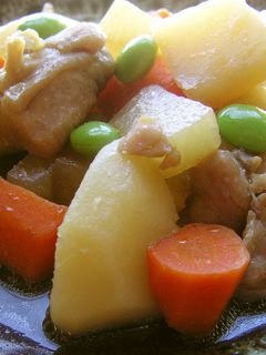 手羽とじゃがいもの炒め煮-レシピのメイン写真