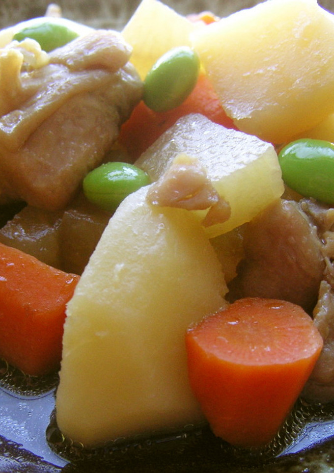 手羽とじゃがいもの炒め煮-レシピのメイン写真