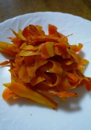 ピラピラにんじん！早くて簡単炒め物♬-レシピのメイン写真