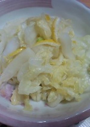 生のまま白菜の柚子サラダ-レシピのメイン写真