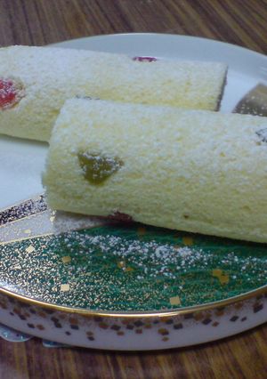 和・カラフル・カンタンロールケーキ-レシピのメイン写真