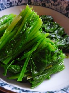 ほうれん草とごま油と塩-レシピのメイン写真