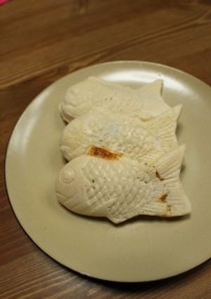 もちもちの白い鯛焼き-レシピのメイン写真