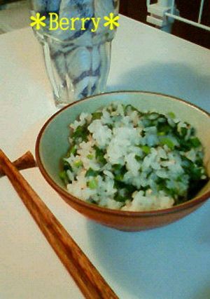 【大根の葉で〜♪菜めし】-レシピのメイン写真