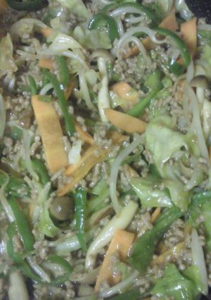 冷蔵庫の余り野菜で☆簡単！麻婆野菜炒め-レシピのメイン写真