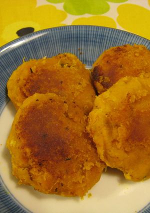 ほっこり味☆かぼちゃのお焼き-レシピのメイン写真