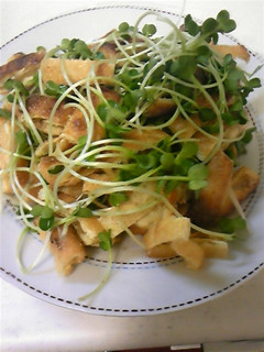 簡単おつまみ かいわれ&油揚げ-レシピのメイン写真