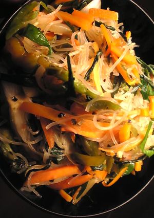 豚肉と野菜のオイスターソースビーフン炒め-レシピのメイン写真