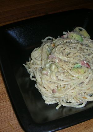 全粒粉パスタのアボカドクリーム-レシピのメイン写真