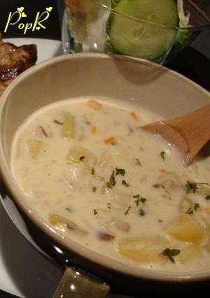 じゃがいもとご飯のクリームスープ-レシピのメイン写真