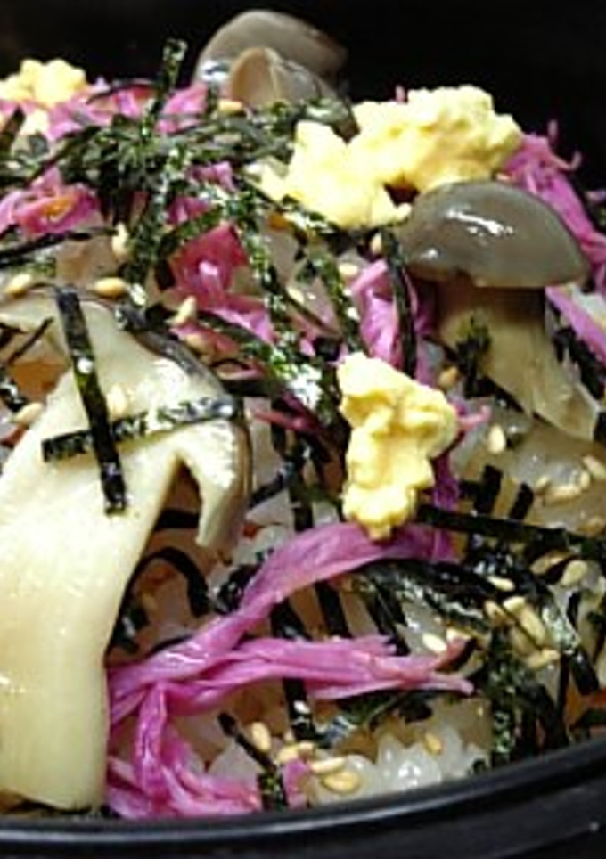 菊ときのこの秋ちらし寿司-レシピのメイン写真