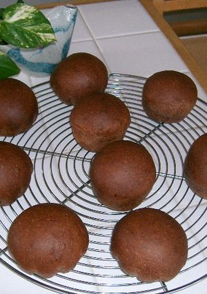 ＨＢで★コロンと可愛いチビチョコパン♪-レシピのメイン写真