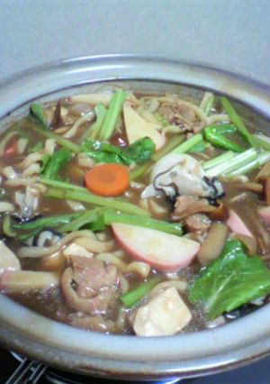 牡蠣の味噌煮込みうどん-レシピのメイン写真