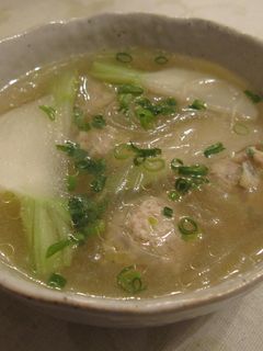 軟骨入り鶏団子と春雨のスープ-レシピのメイン写真