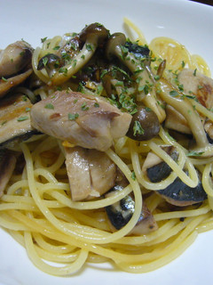 秋刀魚ときのこのパスタ-レシピのメイン写真