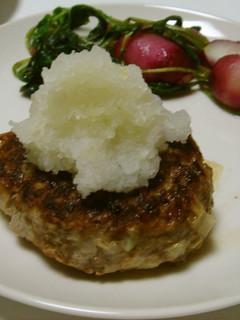 長ねぎで♪和風ハンバーグ-レシピのメイン写真