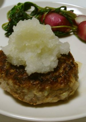 長ねぎで♪和風ハンバーグ-レシピのメイン写真
