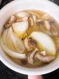 玉ねぎ・しめじ・かぶ・ハムスープ