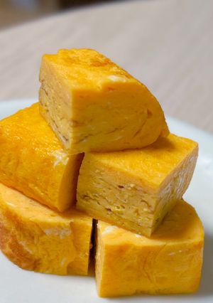 甘いたまご焼き-レシピのメイン写真