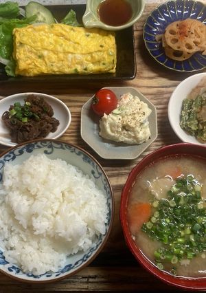 朝ごはん献立　だし巻き玉子-レシピのメイン写真