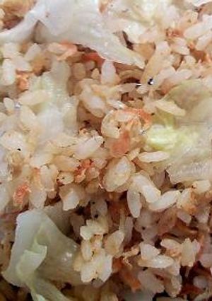 冷ご飯で　簡単レタスチャーハン-レシピのメイン写真