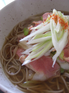 ベーコン葱蕎麦-レシピのメイン写真