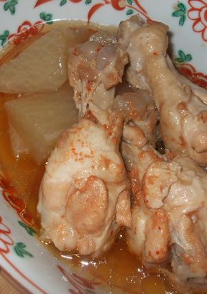 手羽元＆大根で、ほっこりぽっかりな煮物☆-レシピのメイン写真