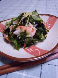 アオサの酢の物-レシピのメイン写真