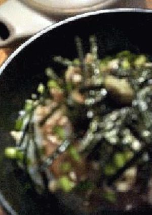 茶漬け・アジ-レシピのメイン写真