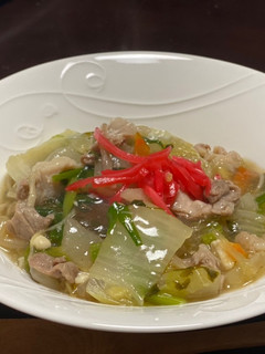 鍋の残りでパパッと中華丼-レシピのメイン写真