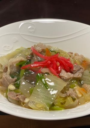 鍋の残りでパパッと中華丼-レシピのメイン写真