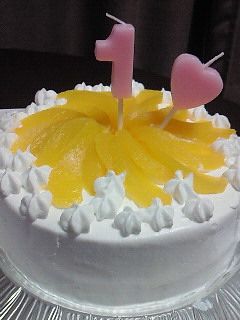 1歳の誕生日ケーキ(o^∀^o)-レシピのメイン写真