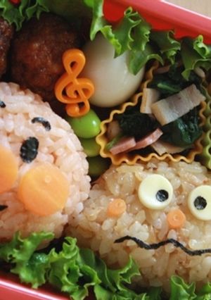 キャラ弁✿アンパンマン&カレーパンマン-レシピのメイン写真