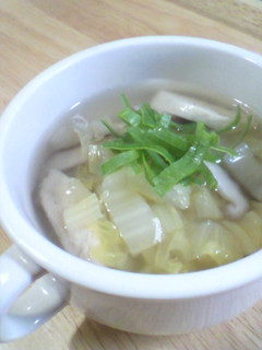 あったまろう❤白菜とささみの中華スープ-レシピのメイン写真