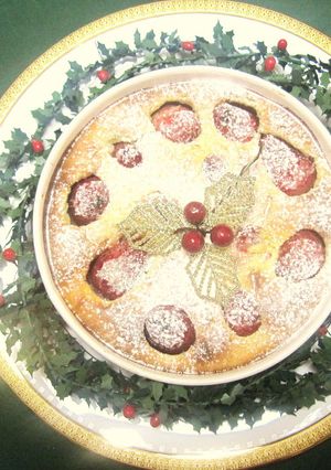 ★聖夜のチーズケーキ★苺のクラフティ風-レシピのメイン写真