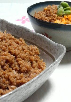 ❤鶏そぼろ❤お弁当・おにぎりに❤-レシピのメイン写真